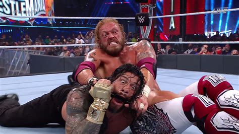 wrestlemania 37 results|Universal Champion Roman Reigns def. Daniel Bryan and Edge.